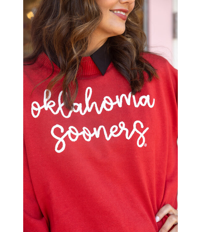 The Embroidered Mock Neck Sweater