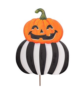 THE ROUND TOP COLLECTION Elegant Jack O Lantern Stack