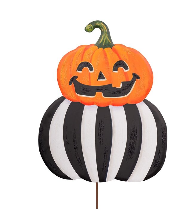 THE ROUND TOP COLLECTION Elegant Jack O Lantern Stack