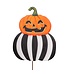 THE ROUND TOP COLLECTION Elegant Jack O Lantern Stack