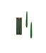 Unscented Tree Shaped Taper Candles, Green