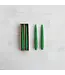 Unscented Tree Shaped Taper Candles, Green