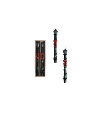 Unscented Lamp Post Shaped Taper Candles