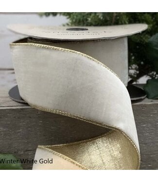 2.5" Lush Velvet Program Winter White Gold