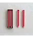 Unscented Package Shaped Taper Candles, Pink
