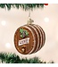 OLD WORLD CHRISTMAS Wine Barrel  Ornament