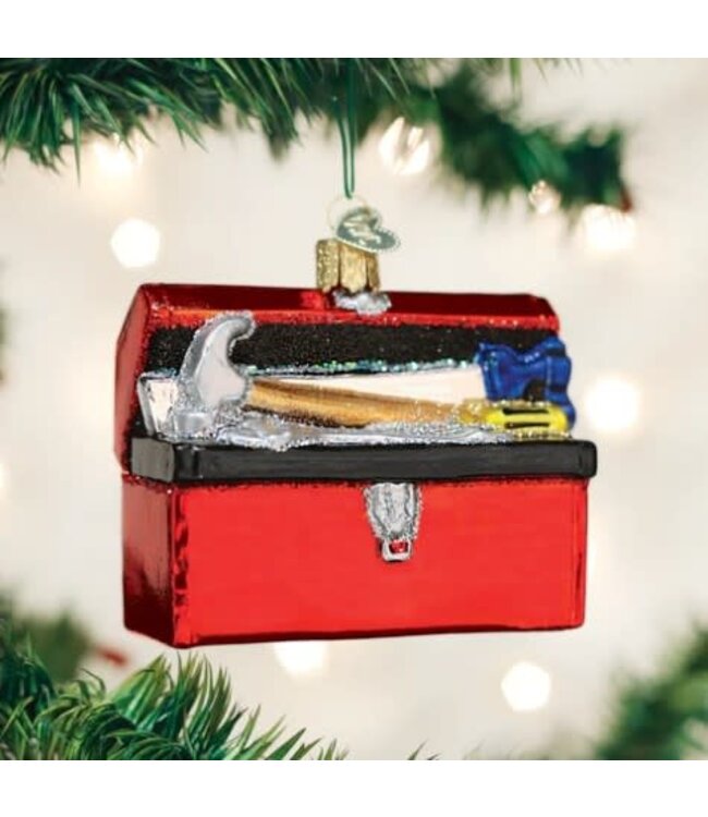 OLD WORLD CHRISTMAS Toolbox Ornament