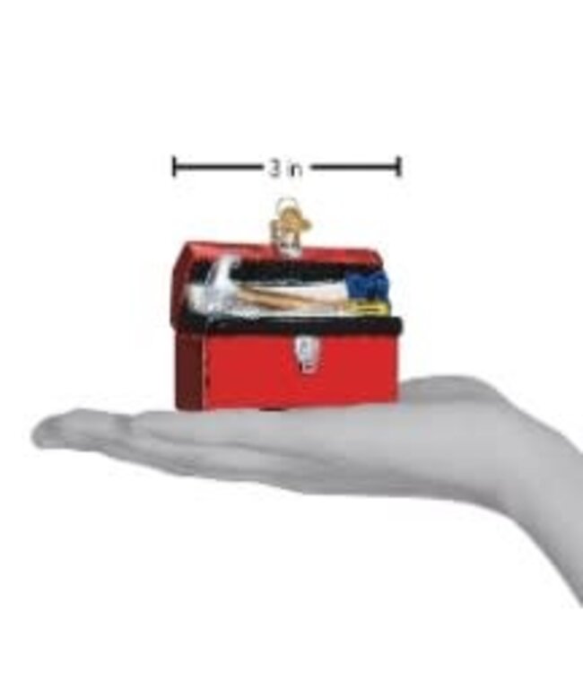 OLD WORLD CHRISTMAS Toolbox Ornament