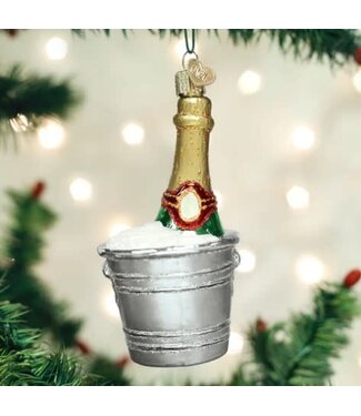 OLD WORLD CHRISTMAS Chilled Champagne Ornament