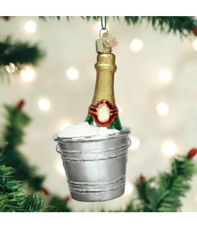 OLD WORLD CHRISTMAS Chilled Champagne Ornament