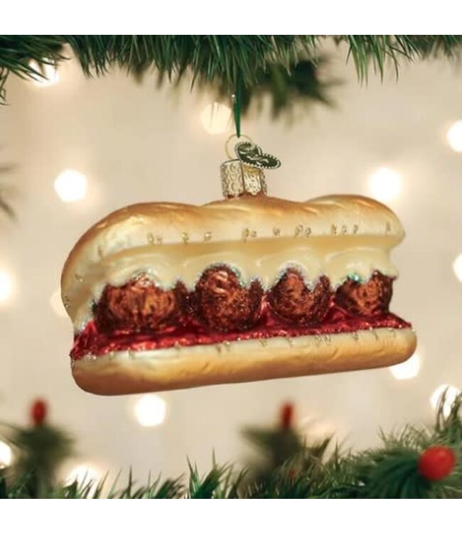 OLD WORLD CHRISTMAS Meatball Sandwich Ornament
