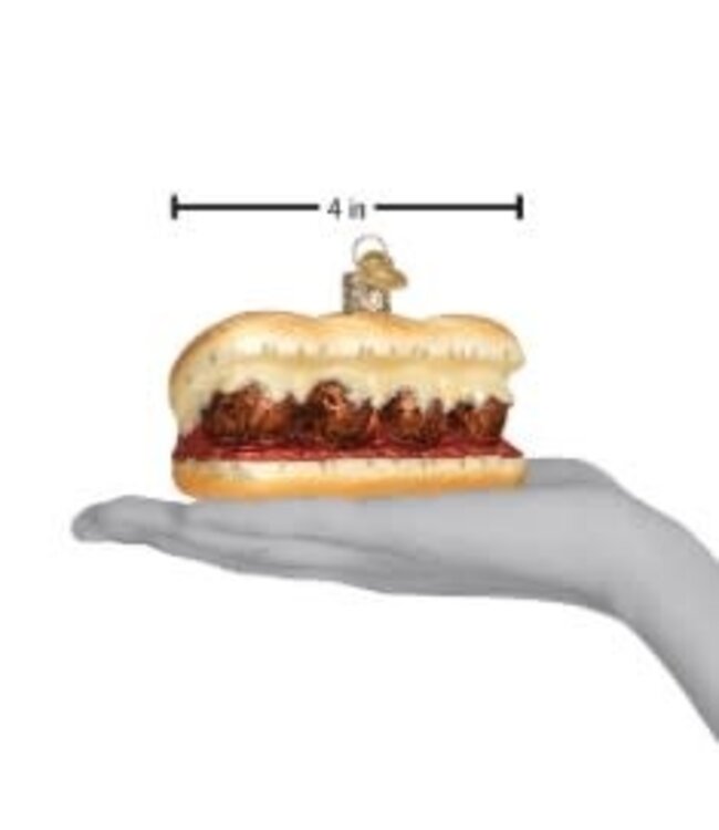 OLD WORLD CHRISTMAS Meatball Sandwich Ornament