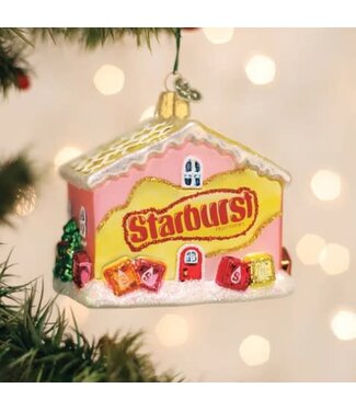OLD WORLD CHRISTMAS Starburst Cottage Ornament