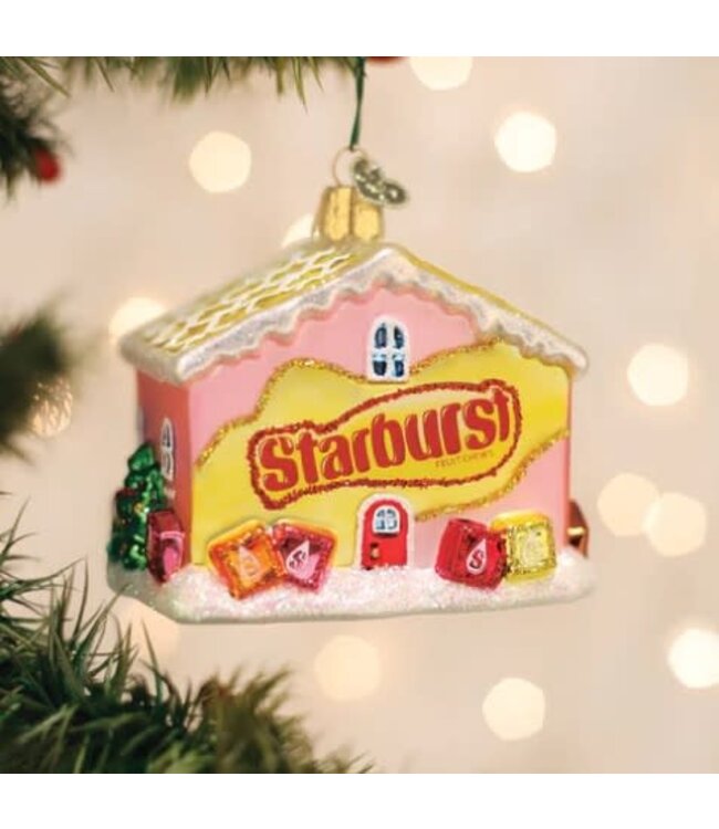 OLD WORLD CHRISTMAS Starburst Cottage Ornament
