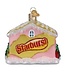 OLD WORLD CHRISTMAS Starburst Cottage Ornament
