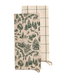 White Christmas Patterned Towel Sets