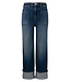 KUT FROM THE KLOTH Sienna High Rise Straight Leg-Roll Up Patch Pocket