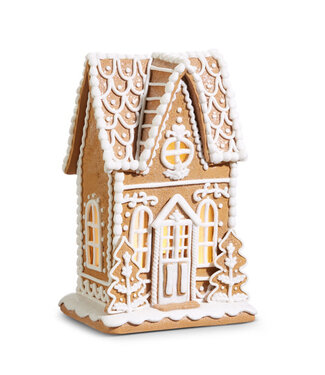 10.5" Lighted Gingerbread House