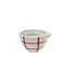 Stoneware Prep Bowls W Grid Pattern - Sold as Set