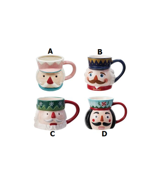 Ceramic Nutcracker Mug - Sold Individually