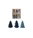 Stoneware Trees Blue - Sold as Set