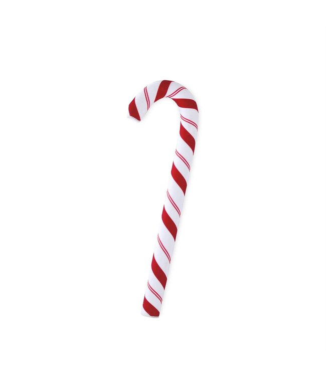 Red & White Fabric Candy Cane
