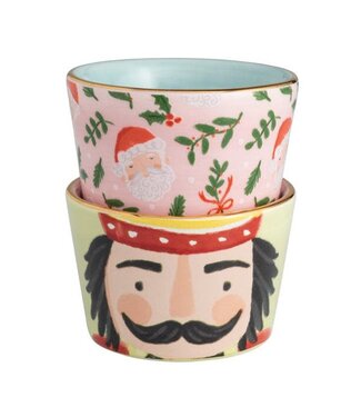 Christmas Patterned Tidbit Sets