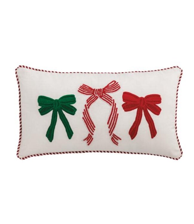 Whimsy Christmas Embroidered Pillows - Sold Individually