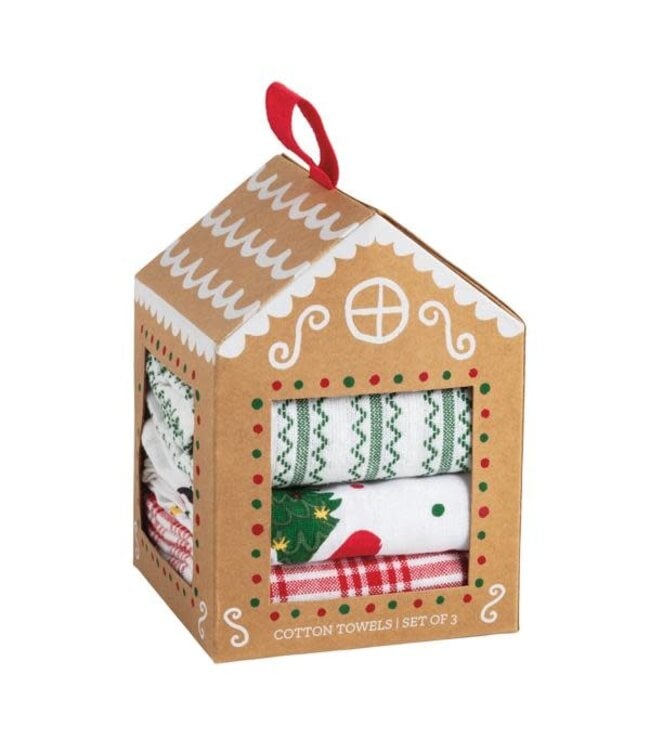 Gingerbread House Towel Sets