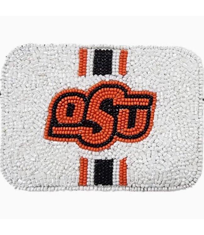 OSU Beaded Credit Card Holder