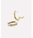 Rox Small Gold Hoop Earrings