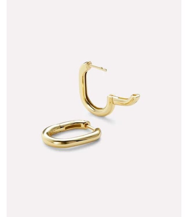 Rox Small Gold Hoop Earrings