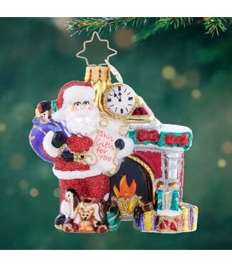 CHRISTOPHER RADKO Nice List Santa Gem
