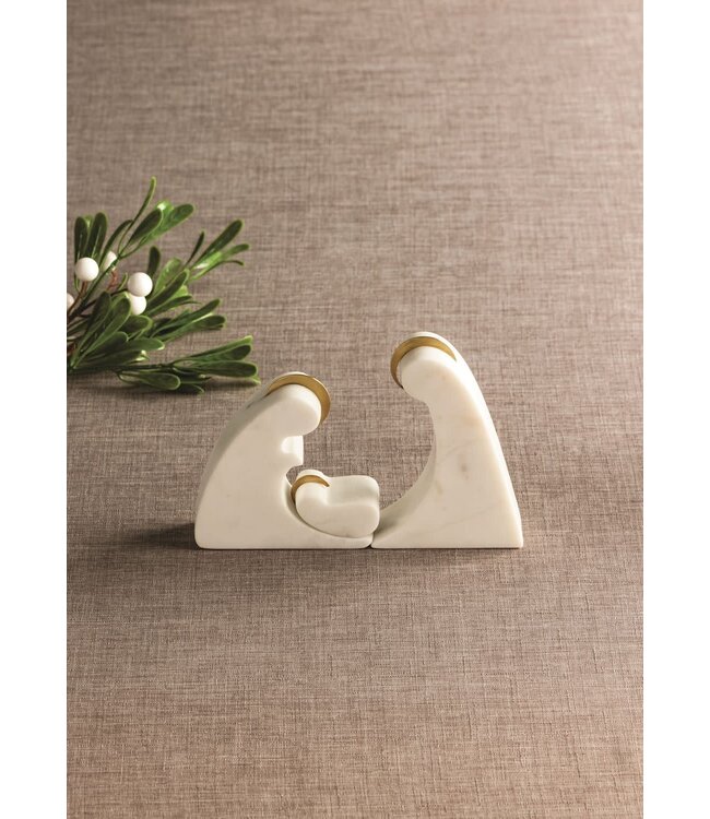 Gold Marble Nativity