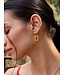 Ash Double Hoop Gold Earrings