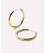 Tia Medium Gold Hoop Earrings