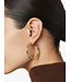 Tia Medium Gold Hoop Earrings