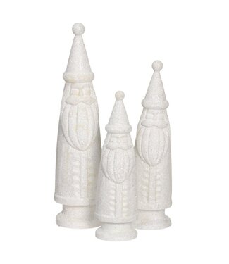 Glittered Santa White