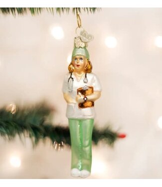 OLD WORLD CHRISTMAS Nurse Ornament