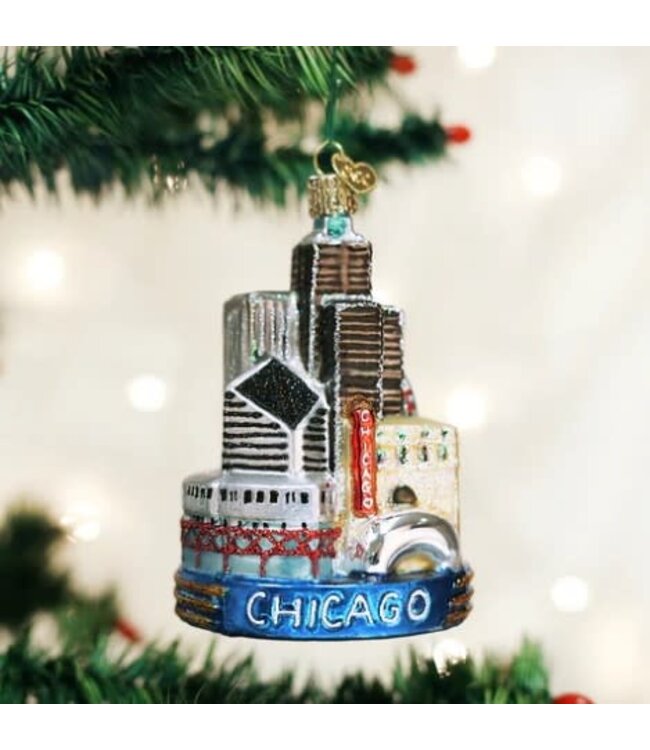 OLD WORLD CHRISTMAS Chicago Christmas Ornament