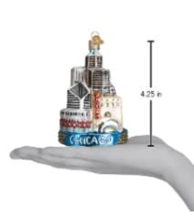 OLD WORLD CHRISTMAS Chicago Christmas Ornament