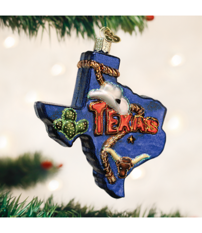 OLD WORLD CHRISTMAS State Of Texas Ornament