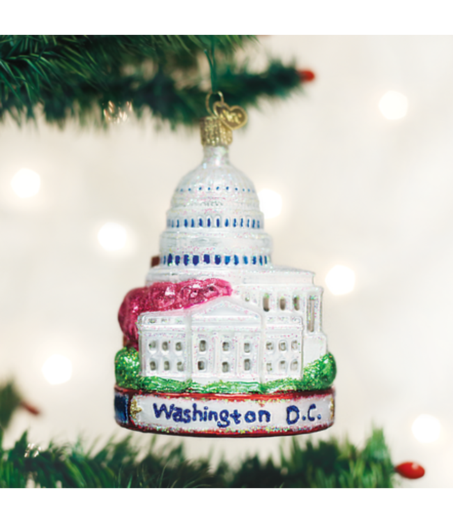OLD WORLD CHRISTMAS Washington D.C. Ornament
