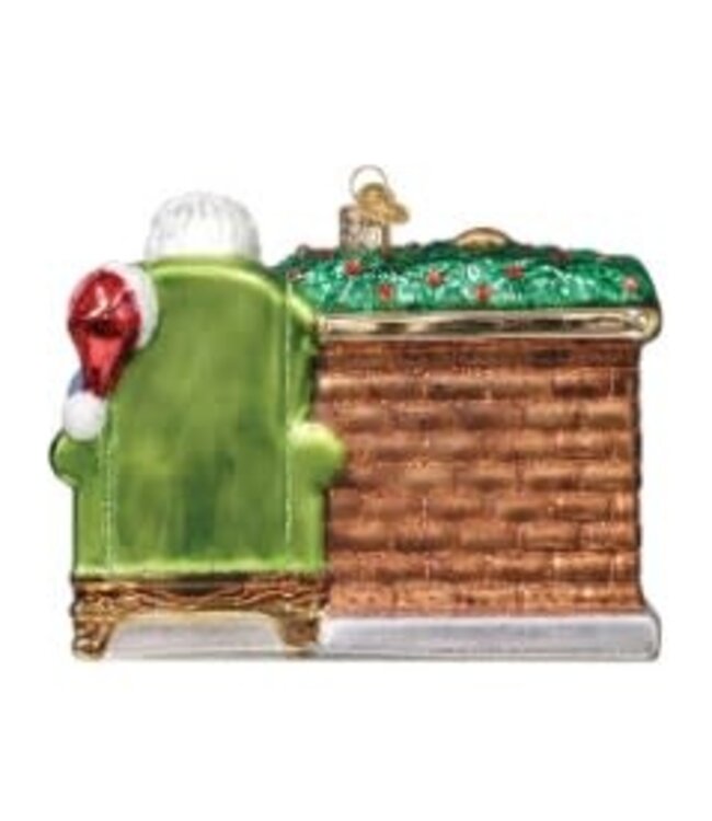 OLD WORLD CHRISTMAS Santa At Hearth Ornament