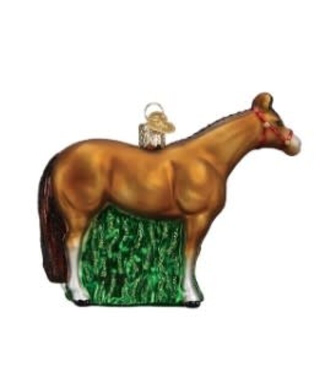 OLD WORLD CHRISTMAS Quarter Horse Ornament