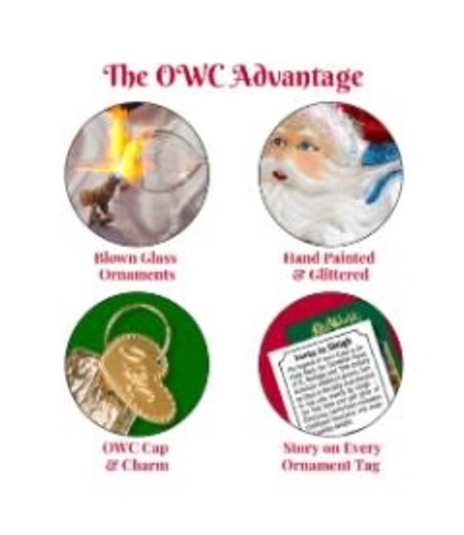 OLD WORLD CHRISTMAS Quarter Horse Ornament