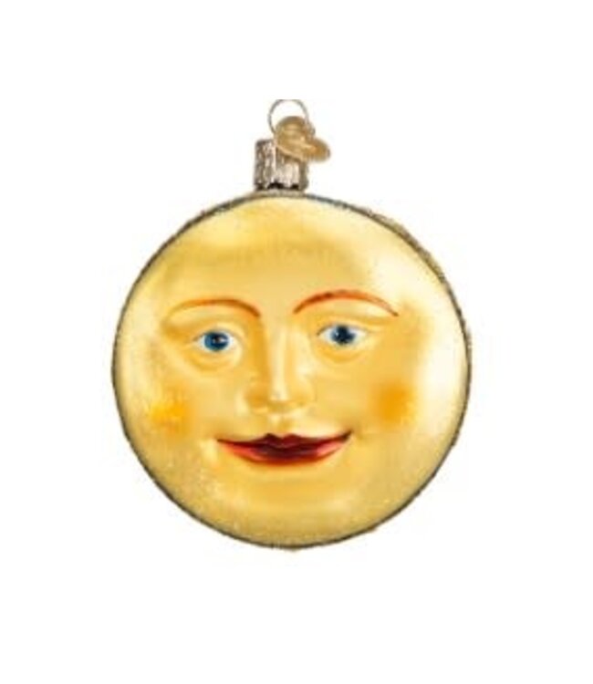 OLD WORLD CHRISTMAS Man In The Moon Ornament