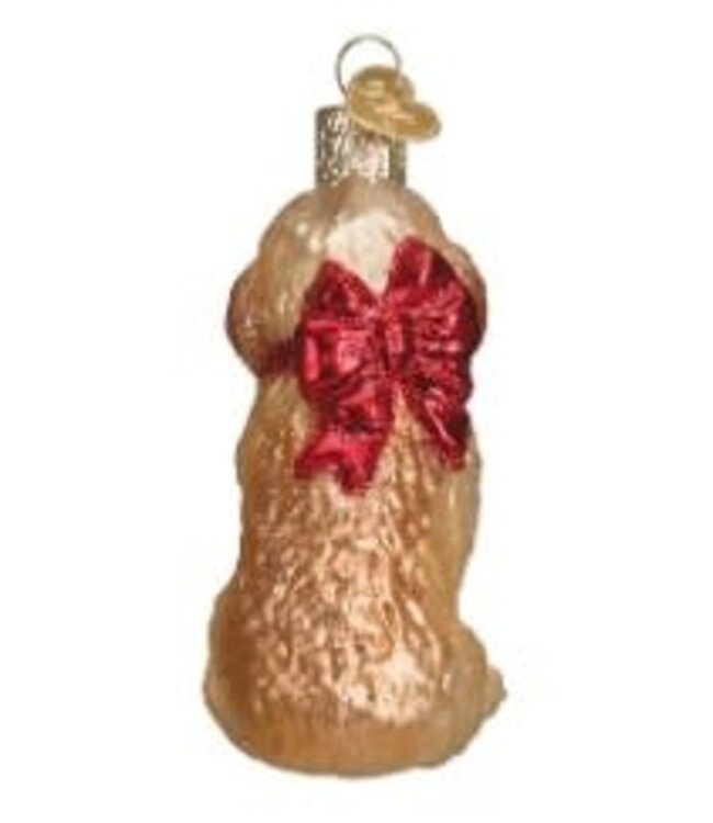 OLD WORLD CHRISTMAS Cockapoo Puppy Ornament