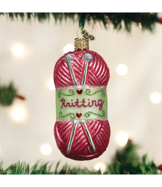 OLD WORLD CHRISTMAS Knitting Yarn Ornament