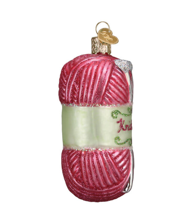 OLD WORLD CHRISTMAS Knitting Yarn Ornament